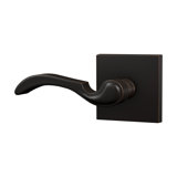 Bravura 903-7 Sable Passage Lever on Square Contemporary Rose in Oil Rubbed Bronze - LH