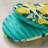 DRAPER JAMES Lemon Blossom Mini Oven Mitt 2-Pack Set, Heat Resistant & Non-Slip Silicone Grip, Yellow/Green, 5.5"x9"