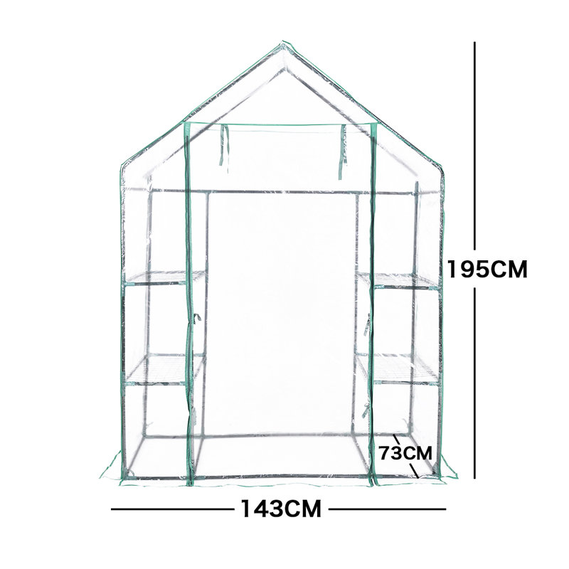 Anajah 5 Ft W x 2 Ft D Greenhouse