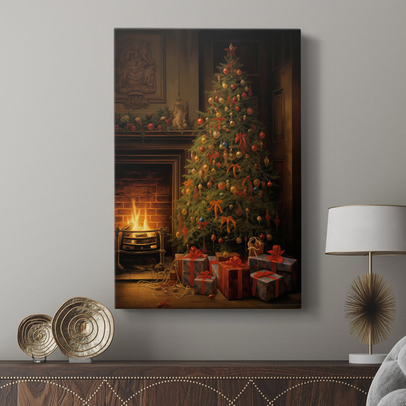 DCLV - Fêtes de Noël, art sur mesure, galerie Cavas, H 48 po x l 32 po