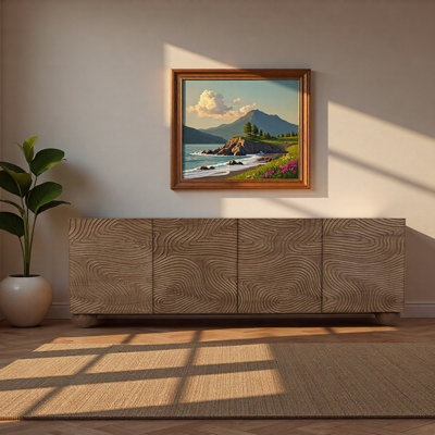 French-style retro minimalist sideboard