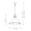 Lauren 1 - Light Dome Pendant-653574034-653574036