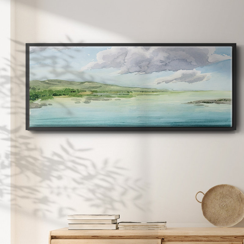 Clear Lagoon II- Framed Canvas