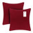 A1HC Set of 2 Luxurious Velvet Throw Pillow Covers — Soft Decorative Cushions with Hidden Zipper-1819803585-1826135622