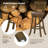 Set of 4 Bar Stools 30'' Swivel Bar Chairs w/ PE Rattan Backrest Bar Height-290455928-290455935