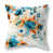 Blue/White/Orange Floral