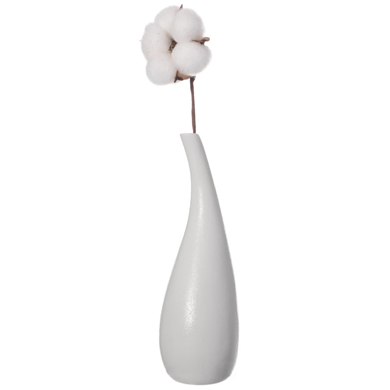Steivan Ceramic Table Vase, 7.5" H x 3" W x 3" D
