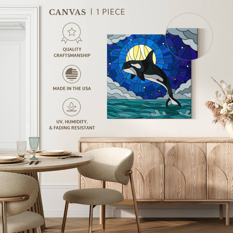 Orque en verre coloré Crowle, H 30 po x l 30 po