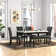 Navi - Person Marble Top Four Leg Dining Set