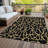 Elowira Black Washable Indoor-Outdoor Rug - -469504327