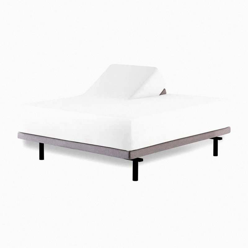 AdjustaSplit 400 Thread Count Cotton Top Split Fitted Sheet - 1 PC - Half Split Down 34 Inches - Adjustable Beds - Split Fitted Sheet Only