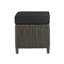 Wicker Outdoor Lounge Chair with Ottoman
