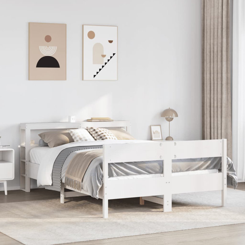 Boynton Bed, 120cm x 200cm, White