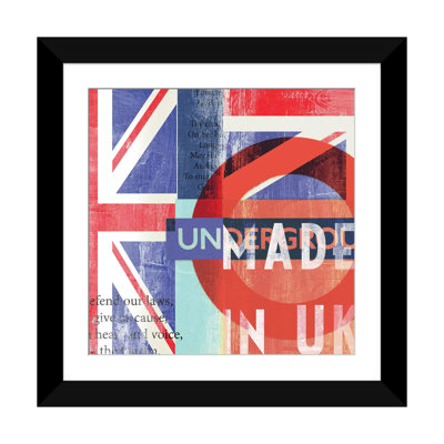 « uk », art textuel sur toile