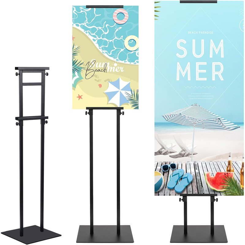 Porte-affiche robuste - Porte-affiche réglable pour panneau d'affichage en mousse