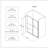 Frameless Double Sliding Shower Door