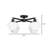 Monsita Glass Semi Flush Mount-748440733