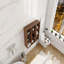 Combinaison de tablettes de rangement murales de 36 pouces, convenant à une petite salle de bain, bureau, salle de rangement, ébène brun (Kd-Packing) -12 * 3-638412166