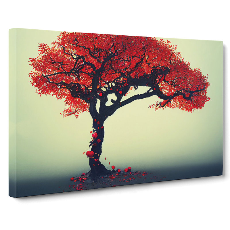 Royal Apple Tree - Wrapped Canvas Print, 35cm H x 50cm W x 3cm D