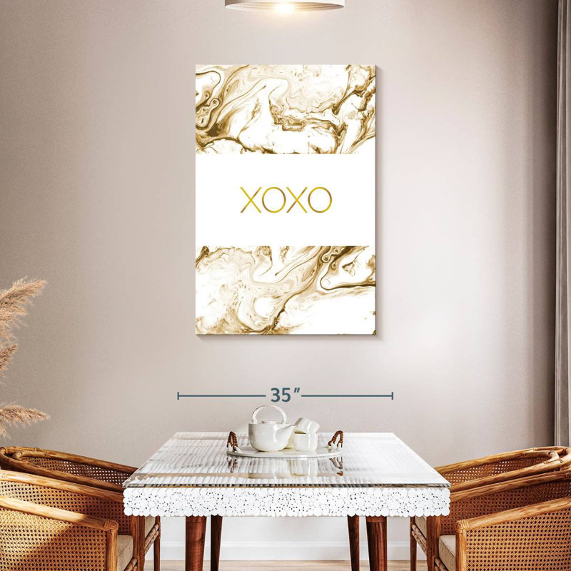 Tergel XOXO Typography, 45" H x 30" W