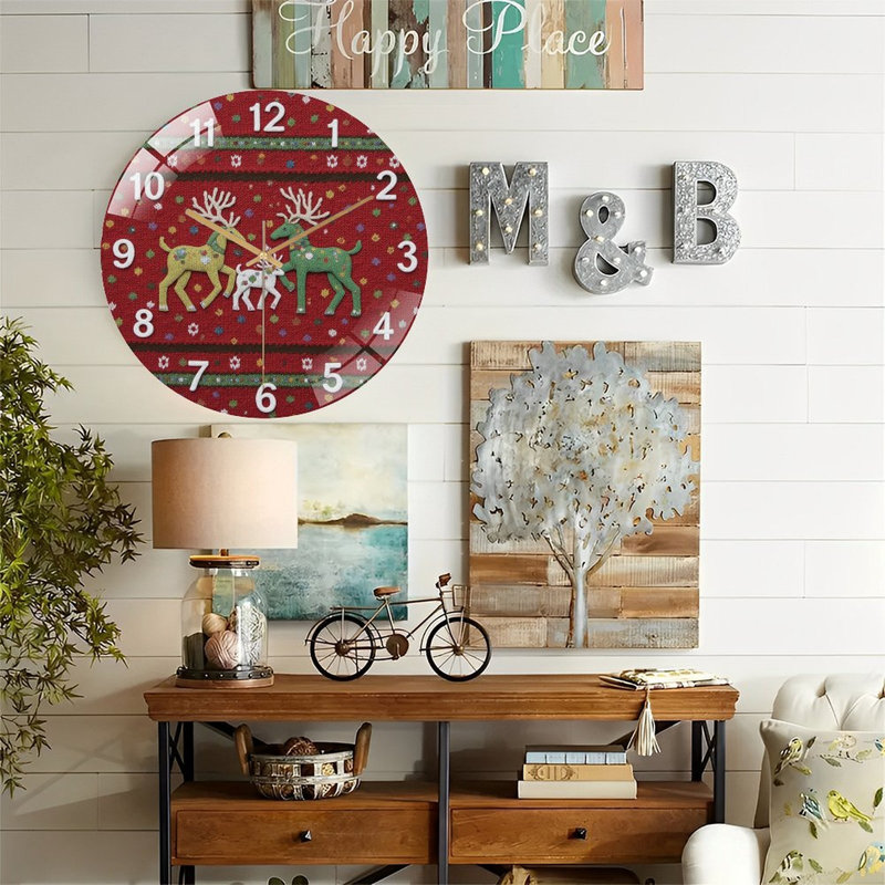 Horloge murale 12 po