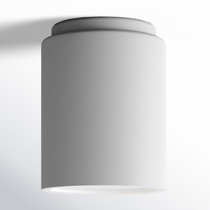 Sumatra Ceramic Flush Mount, Bisque, Incandescent (Not Included)