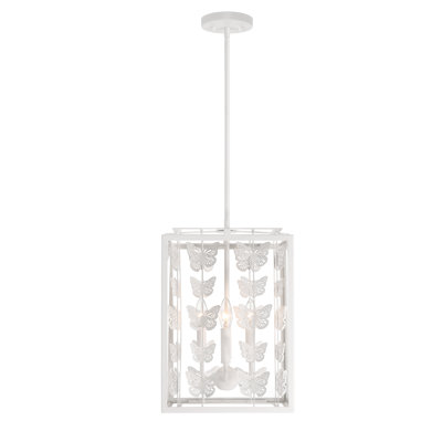 Birch 4-Light Pendant in White