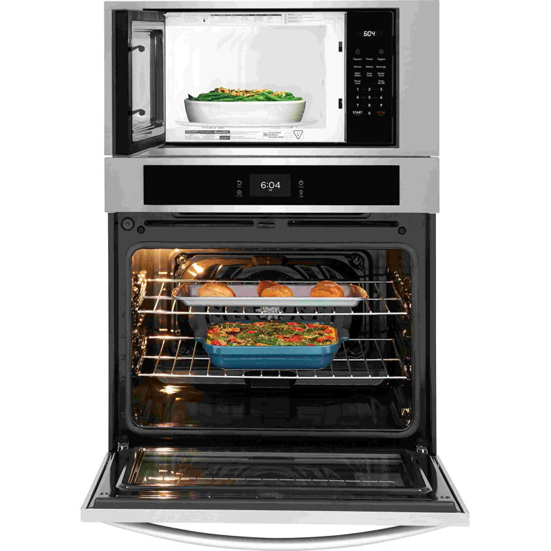 Frigidaire 30" Electric Microwave Combination Oven with Fan Convection, Stainless Steel