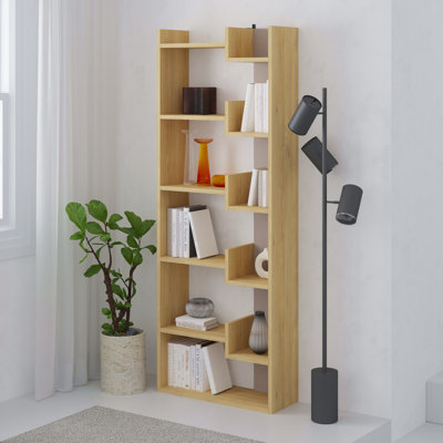 Kara 5-Tier Freestanding Bookcase for Home and Office Storage