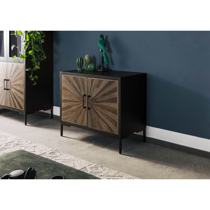 90cm Solid Wood Sideboard