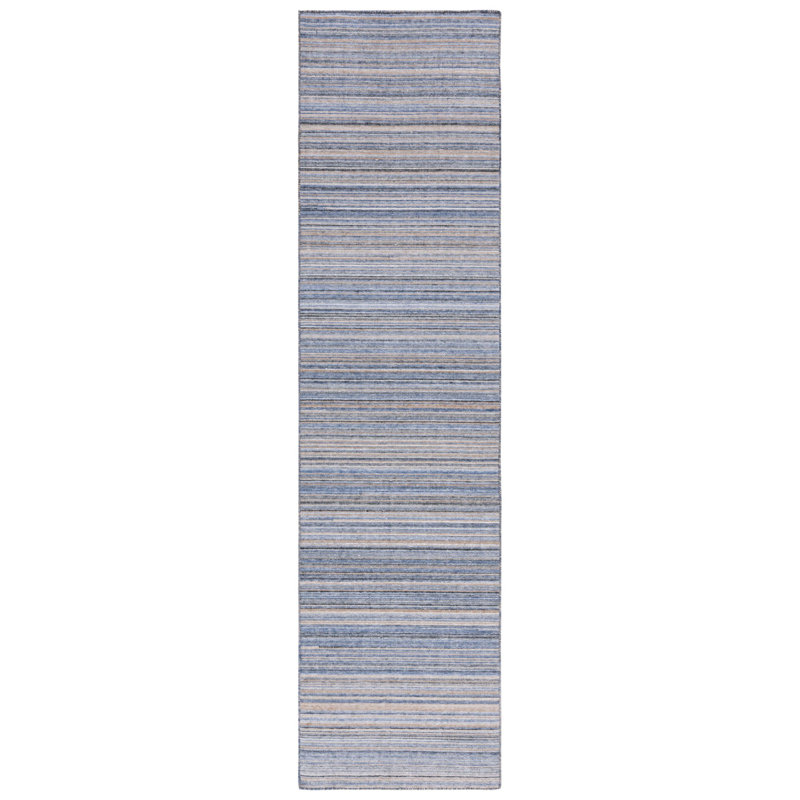 Abdirahmaan Flat Weave Performance Striped Rug, Runner 2'3" x 9'