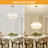 Vyrl 6 - Light Dimmable Modern Farmhouse Fabric Drum Chandelier for Living Room Kitchen Entryway Hallway Foyer-762561092