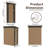 Garden Shed Pent Roof With Hinge Door