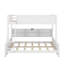 Lit simple superposé au-dessus de grand lit simple avec armoires et port USB-2121917496