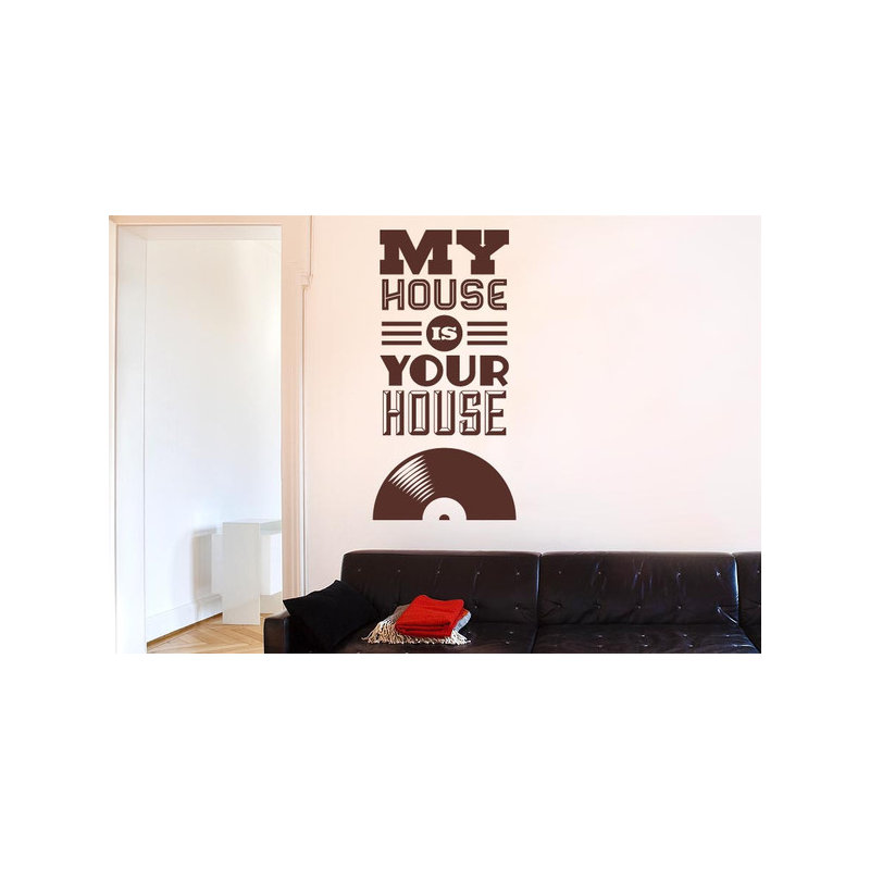 Non-Wall Damaging Wall Decal, Large, Brown