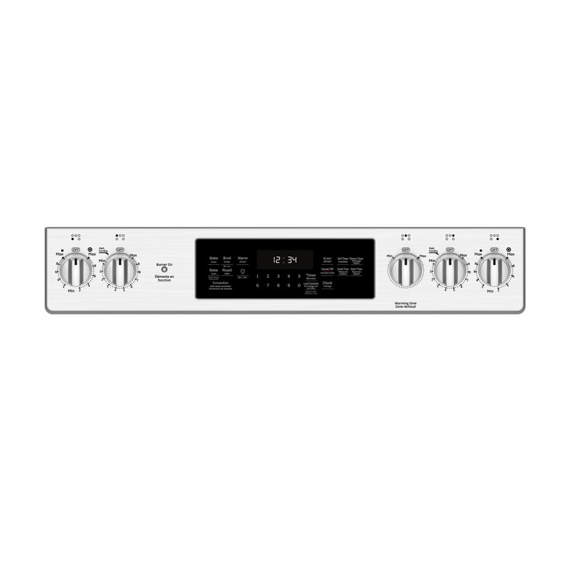 30" 5.3 cu ft. Slide-in Electric Range, Stainless Steel