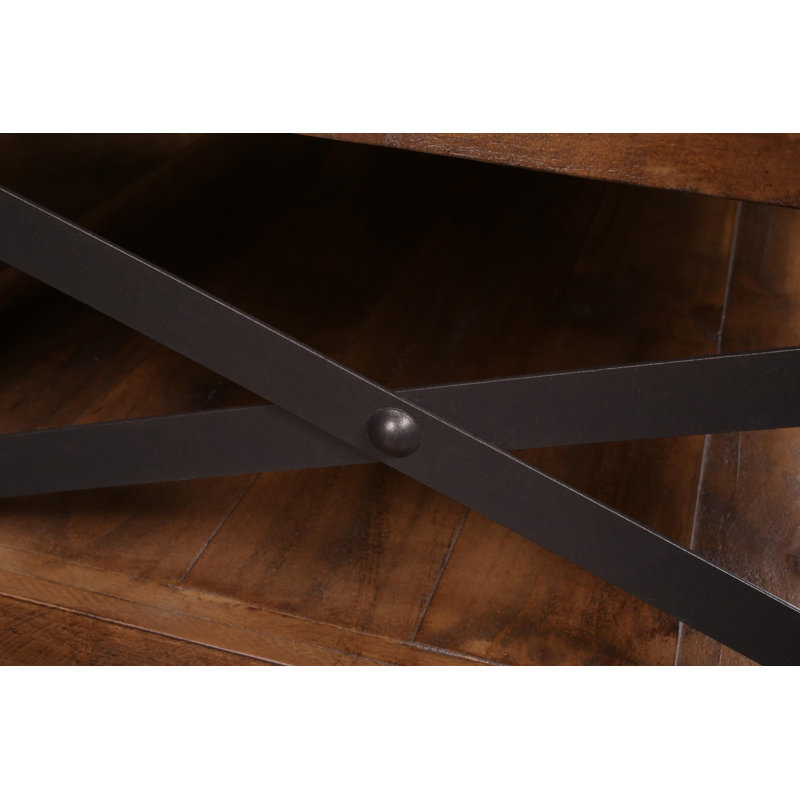 Table basse avec roulettes Larson
