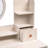 Elegant Vanity Table With Storage & Large Mirror - Materials, Fashionable Look  L31.5"-43.2"X W15.8" X H48.1" Led Cushioned Stool And , Capacity, Design
