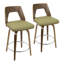Bezu Swivel Upholstered Counter Stool-921050061-921050048