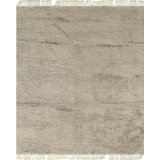 Hand-Knotted High-Quality Light Brown Area Rug