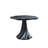 37'' Black Modern Round Dining Table