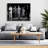 Jazz Music Group - Black Contemporary Framed Canvas Art