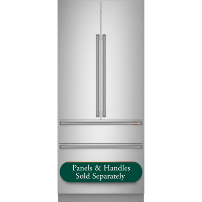 CAFE 36" Panel-Ready Integrated French-Door Refrigerator