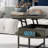 Giles Lift Top Round Coffee Table With Storage For Living Room And Home Office-1966668648