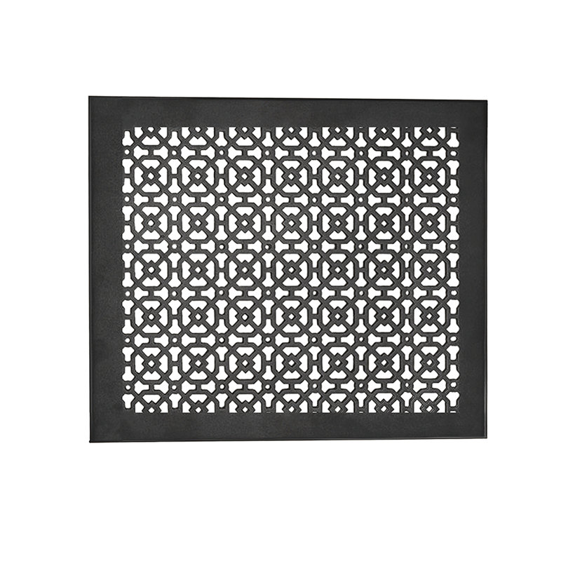  Ouverture de conduit 14 po x 16 po AIR RETOUR | Grille d'air lourde en fonte d'aluminium (16 po x 18 po au total) | Thermolaqué
