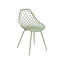 Rosanne 47cm H Cross Back Side Chair in Green-22956975