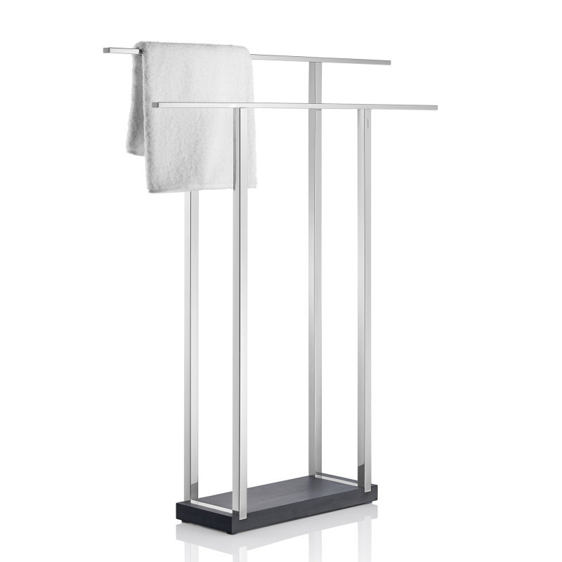 Menoto Freestanding Towel Stand, Polished