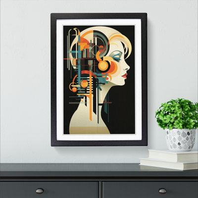 Bauhaus Art Nouveau Art - Framed Print