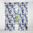 Blue Ornamental Frames Victorian Pattern II Blackout Single Curtain Panel-95458492