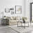 Abhaki Frame Faux Marble Top Coffee Table-154550901